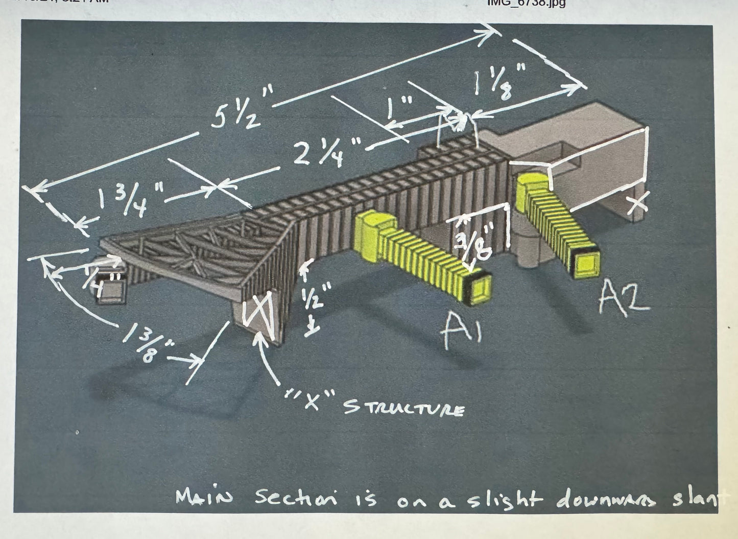 1:400 Scale JFK Overwing Jetbridges Set (x5) | Retro Jet Age Lattice Design | Vintage Terminal Accessory