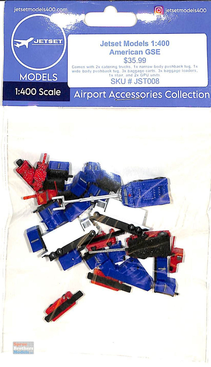 Jetset Models 1:400 -American Airlines- GSE C/W Gemini Jets, NG Models, Etc.