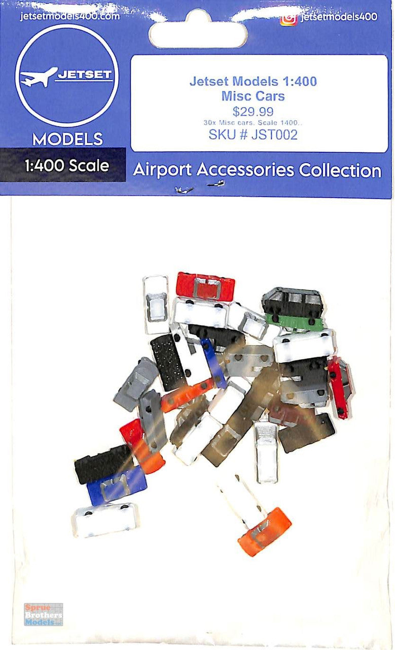 Jetset Models 1:400 x30 Miscellaneous Cars (Multicolor)