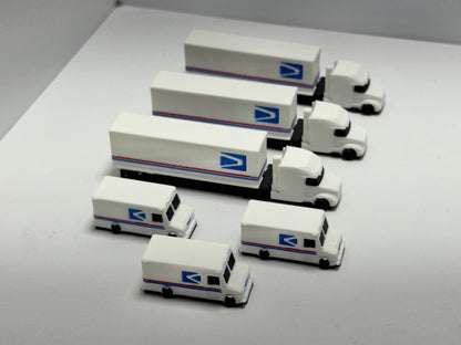 1:200 Scale Postal Service Trucks