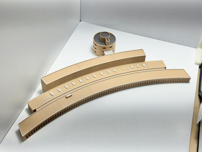 1:400 Scale Airport Support Building (Bent Roofline) | Model Airport Diorama Accessory