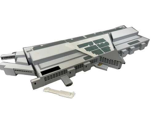 1:400 Scale Boston Logan Terminal A | Complete Airport Terminal Model | Diorama Centerpiece