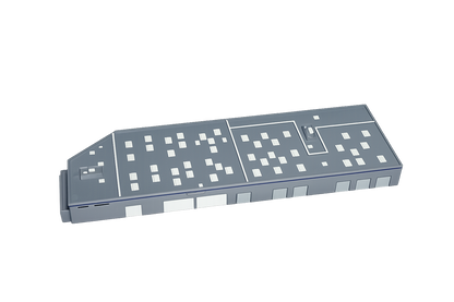 1:400 Scale Grey Cargo Support Building | Freight Ramp Diorama Accessory