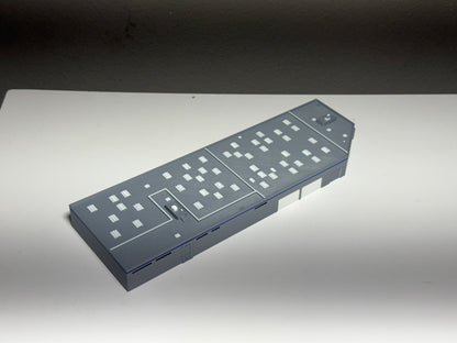 1:400 Scale Grey Cargo Support Building | Freight Ramp Diorama Accessory