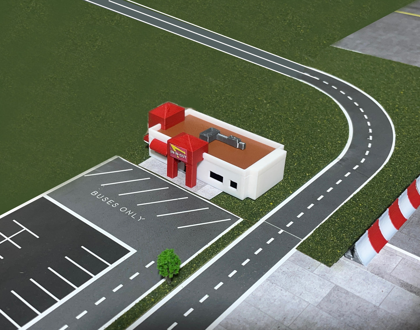 Jetset Models 1:400 Fast Food Restaurant