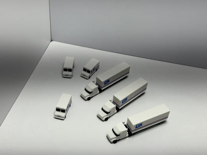 1:200 Scale Postal Service Trucks