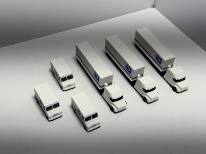 1:200 Scale Postal Service Trucks