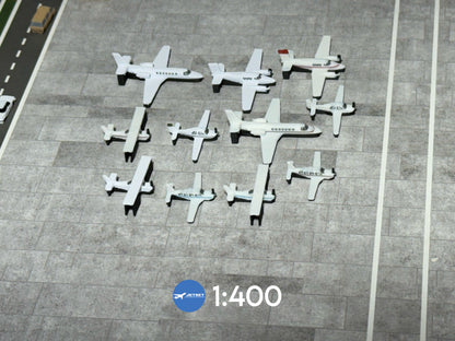 11x 1:400 Scale Miscellaneous General Aviation Aircraft (Cessnas, Cirrus, Beechcraft)