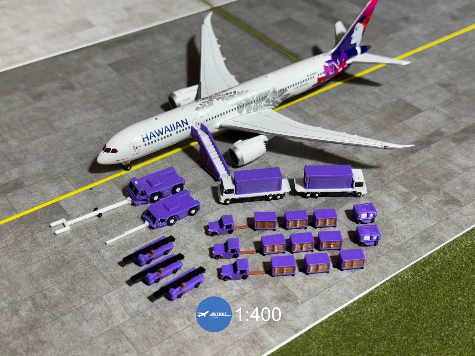 1:400 Scale Hawaiian Airlines GSE Set | Jetset Models
